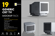 Generic CRT Monitor Mockup, a Mockup by GraphicVil (Thumbnail 2 of 23)