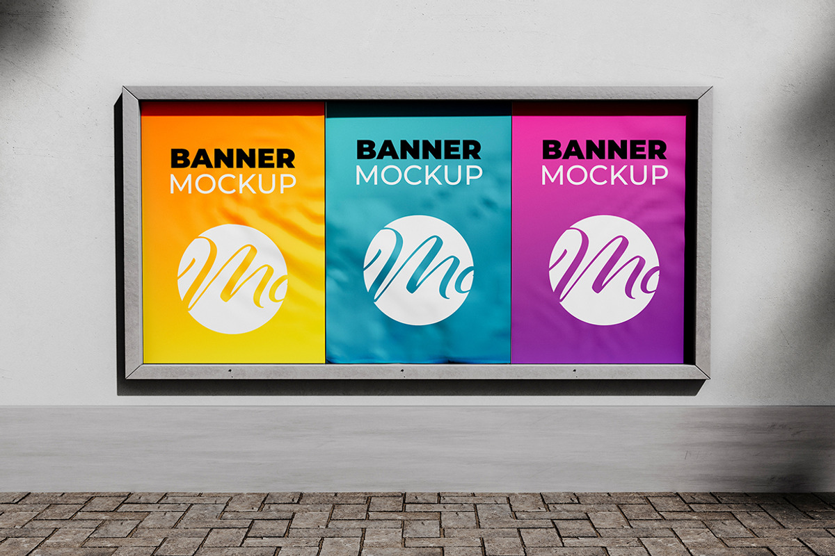Outdoor Wall Banner Mockup Set, a Product Mockup by McLittle Stock (Photo 2 of 4)