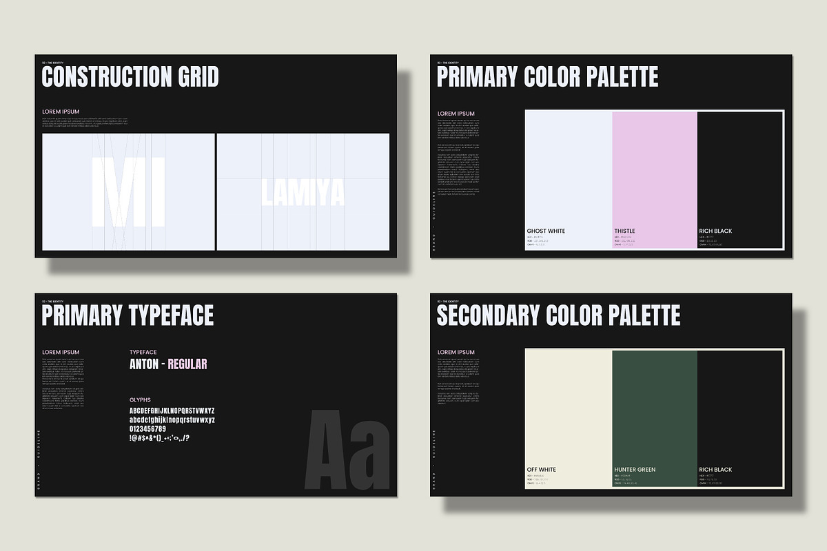 LAMIYA | Brand Guideline Template, a Presentation Template by shaondesigns (Photo 5 of 11)