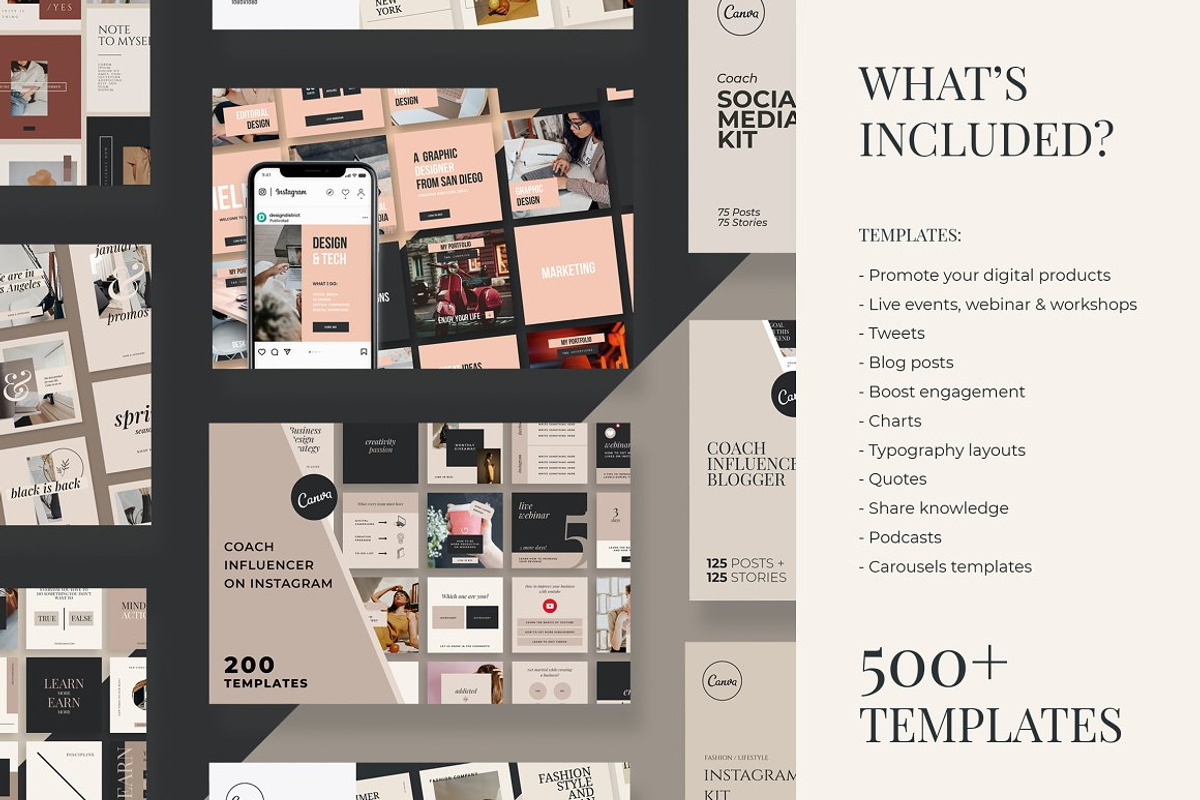 Instagram Bundle Coach Blogger, a Social Media Template by Design District (Photo 70 of 71)