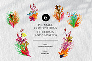 Ocean animals and fish clipart, a Pattern Graphic by ArtSpotVeronika (Thumbnail 6 of 15)