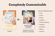 50 Retro Pinterest Templates, a Social Media Template by Lucky Bee Creative Studio (Thumbnail 3 of 9)