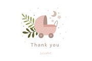 Newborn Baby Girl Clipart, an Object Illustration by JulzaArt (Thumbnail 7 of 7)
