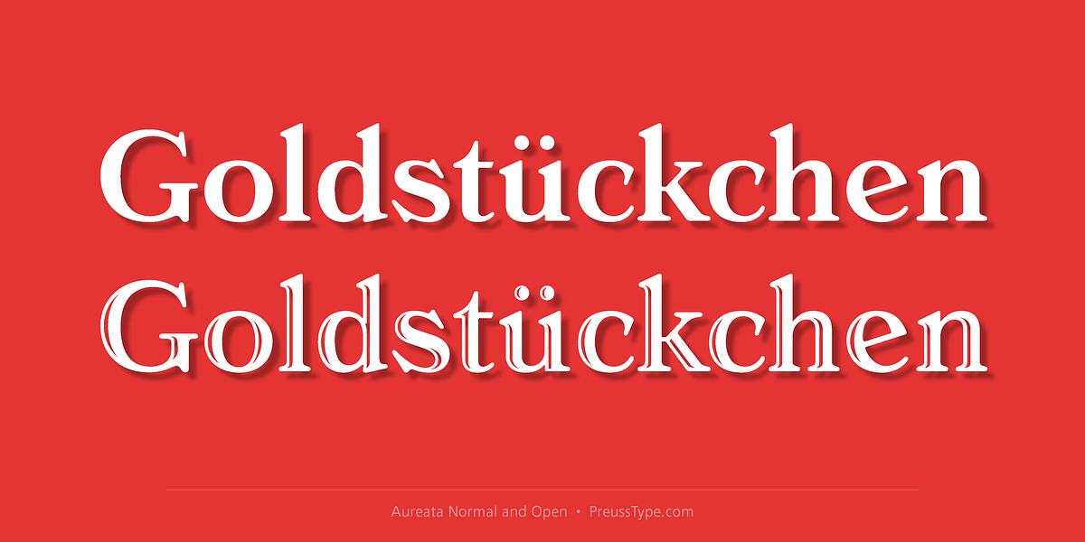 Aureata, a Serif Font by preussTYPE (Photo 2 of 10)