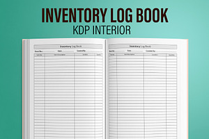 Inventory Log Book KDP Interior
