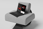 Laptop mockup, an Android Mockup by kebunmockup (Thumbnail 4 of 5)