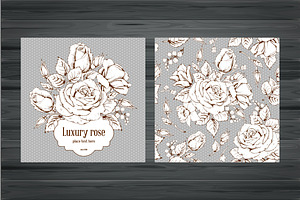 Luxury Rose In Vector