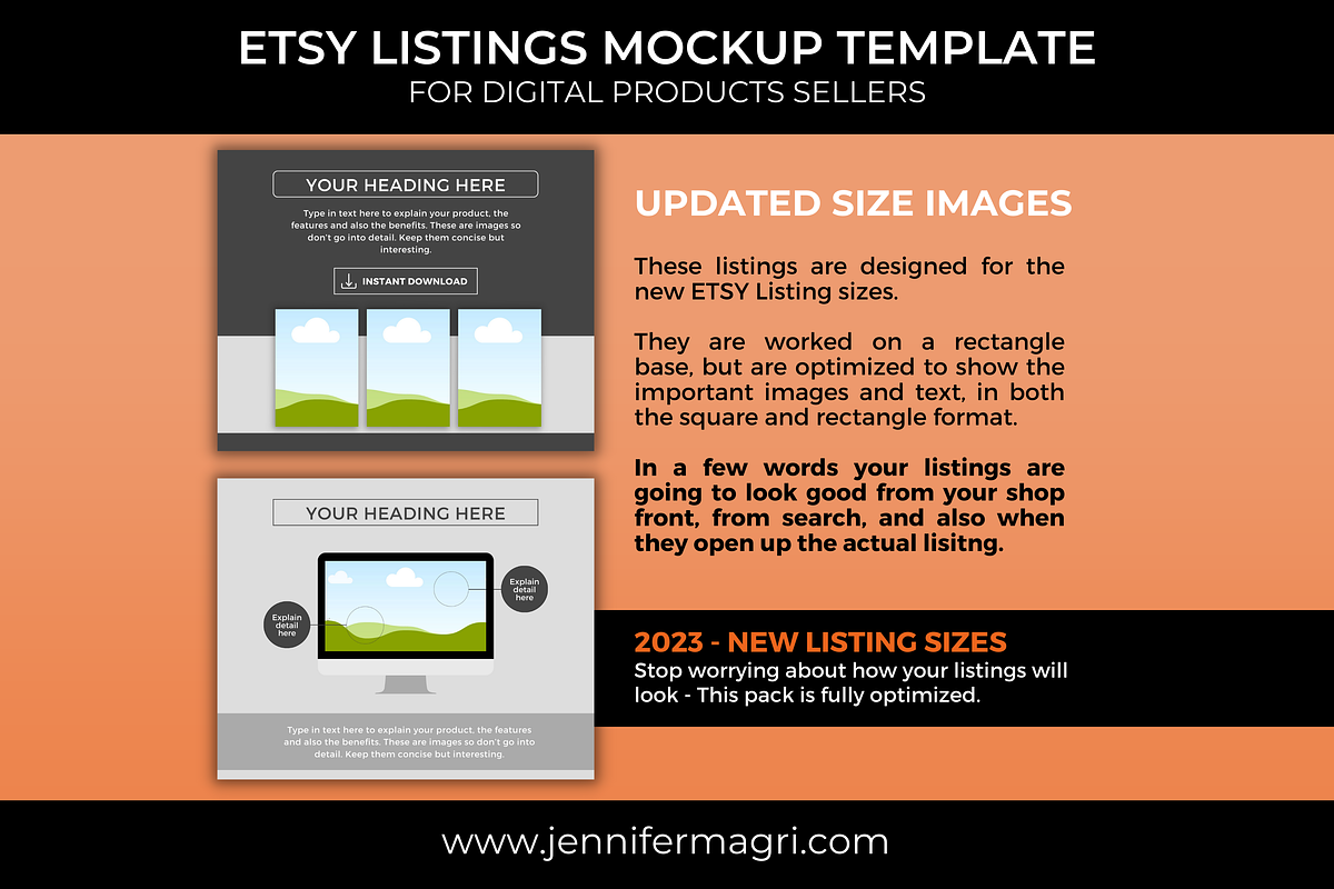 ETSY Digital Products Mockups 100+, a Templates & Theme by Jennifer Magri Templates (Photo 2 of 8)