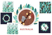 Set of australian flora.Koala design, a Card Template by DeMih (Thumbnail 3 of 5)