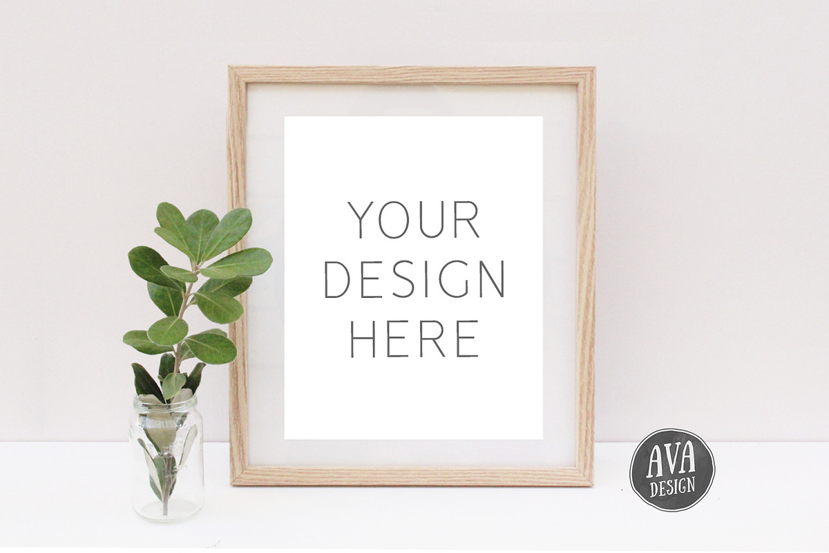 Mockup Bundle | 8x10 Mockup Frames, a Print Template by Ava Design (Photo 2 of 4)