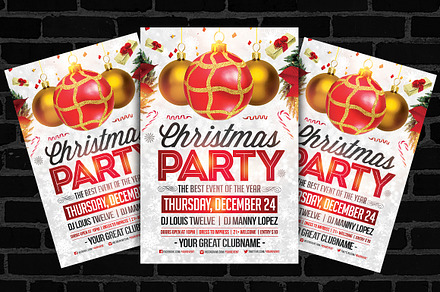 30%OFF Christmas Party Flyer