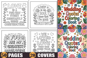 Wedding Quotes Coloring Book