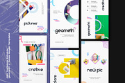 Geometri Brand Social Media Kit, a Social Media Template by Dirtytemp Studio (Thumbnail 3 of 13)