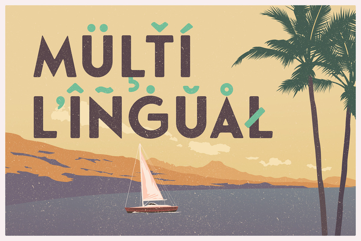 Fonseca Rounded +BONUS RETRO POSTERS, a Sans Serif Font by Nasir Udin (Photo 10 of 10)