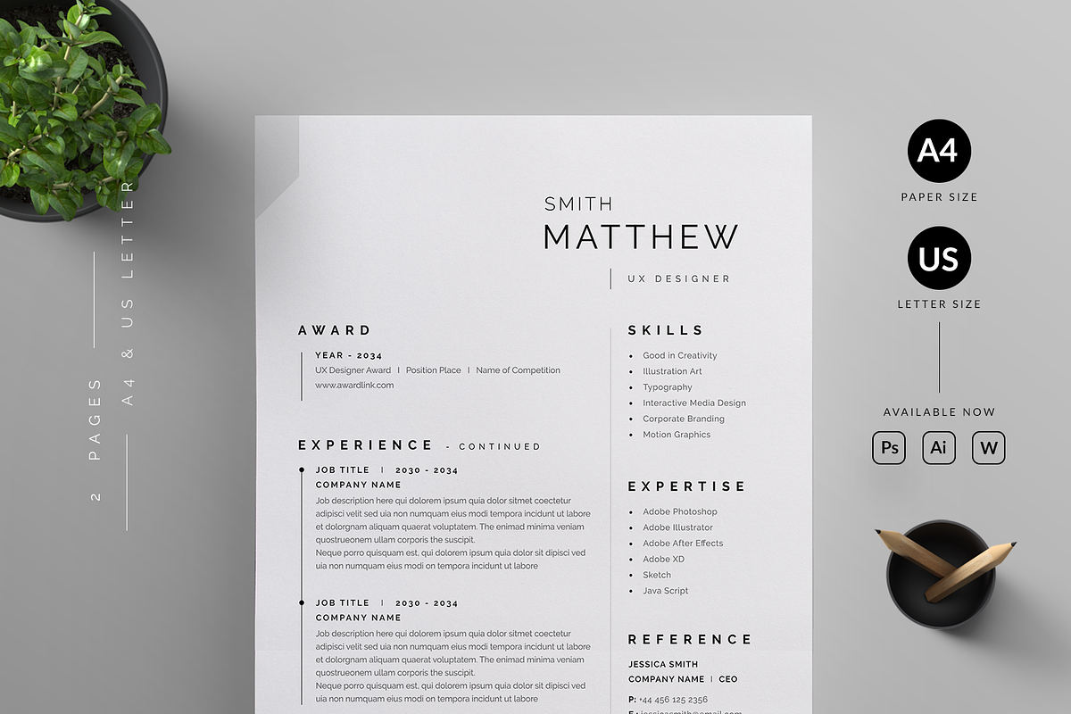 Resume/CV, a Resume Template by Reuix Studio (Photo 4 of 6)