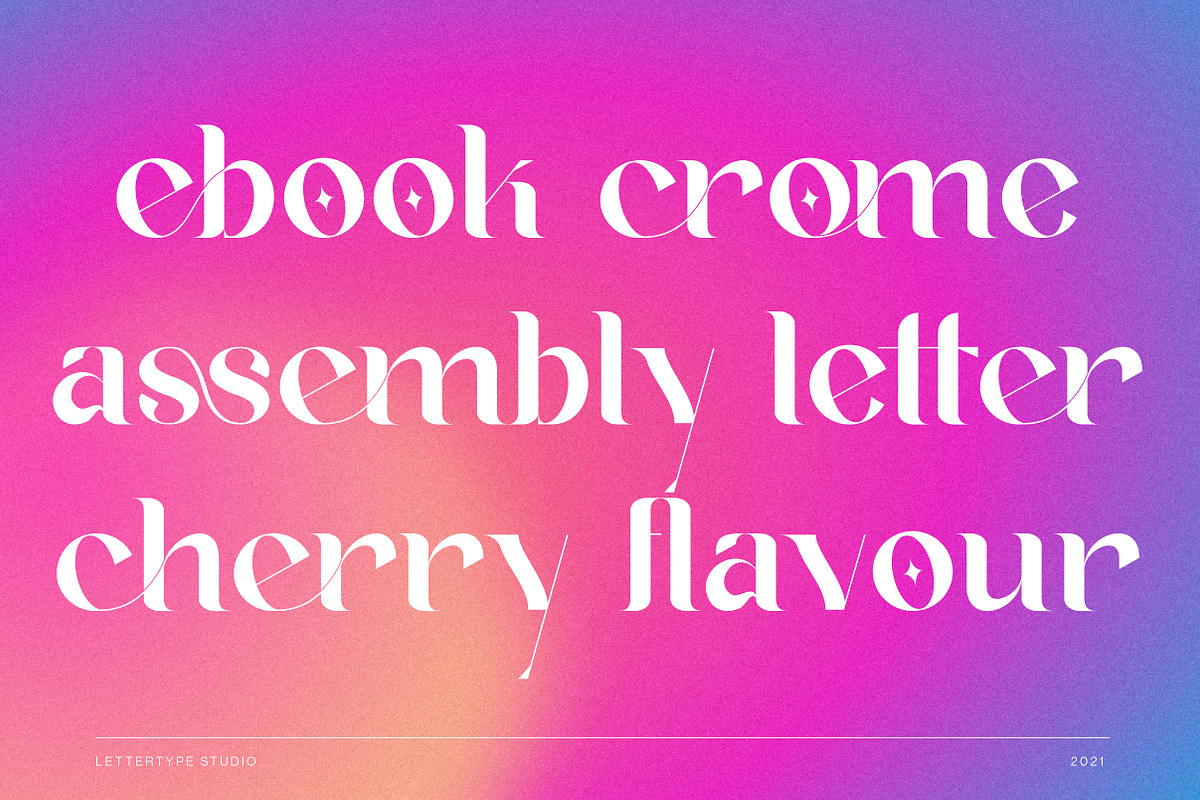 Suika a Modern / Vintage Font, a Serif Font by Lettertype Studio (Photo 9 of 15)