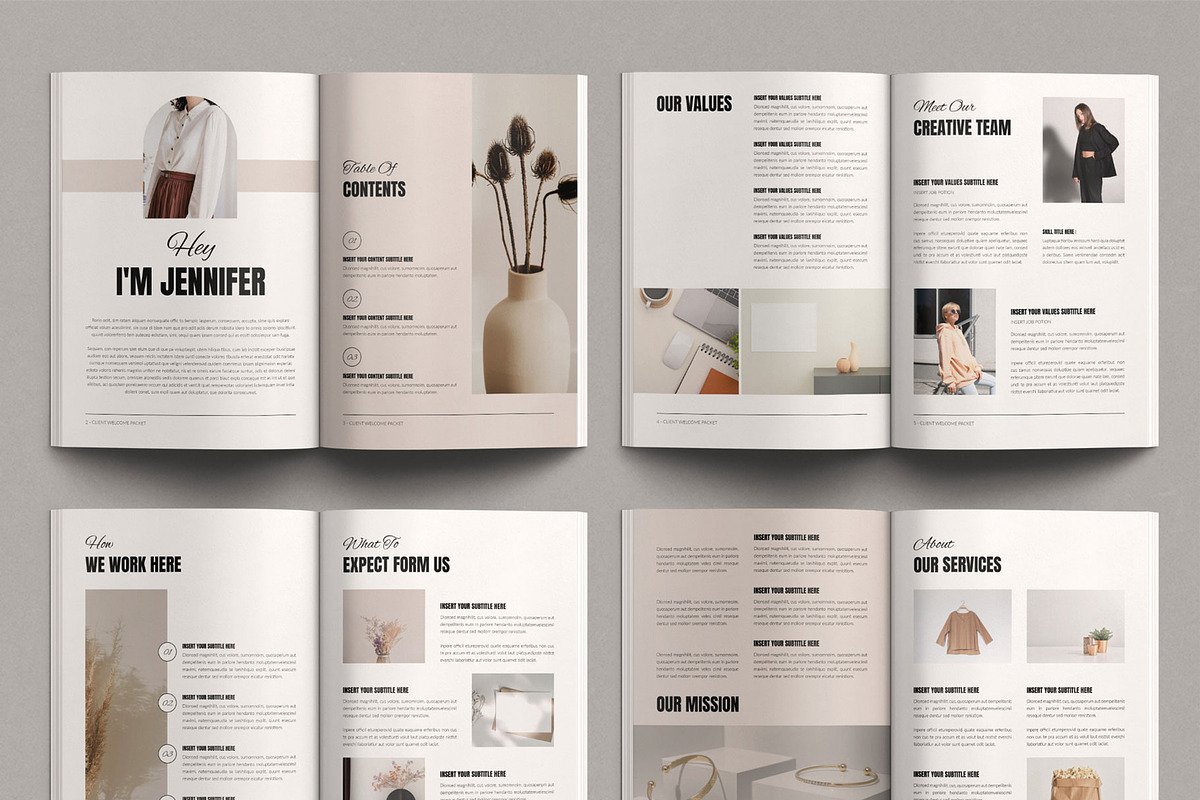 Welcome Packet Template Design, a Magazine Template by TemplatesForest (Photo 2 of 2)