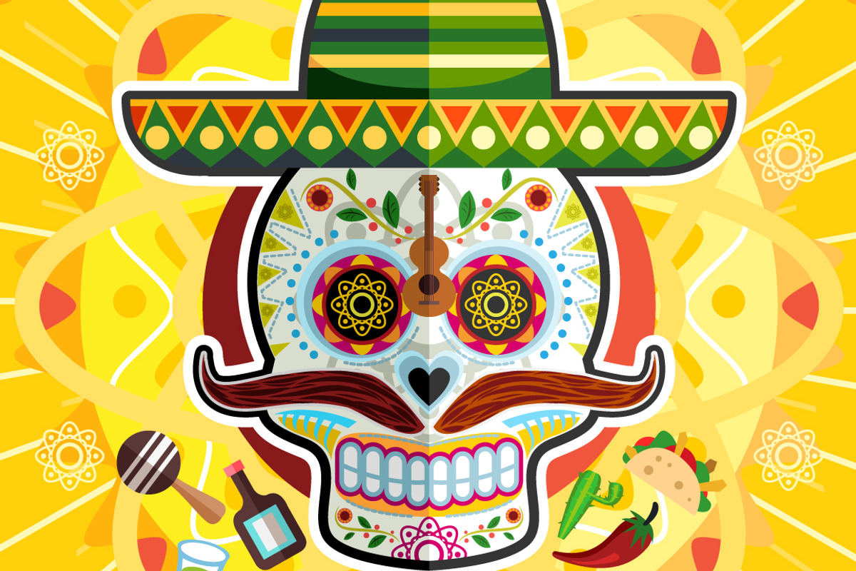Dia De Los Muertos Day Of The Dead, a Graphic by vectorbender village
