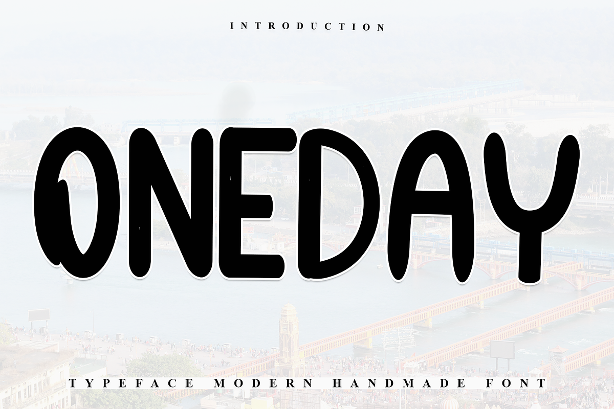 Oneday, a Font by InermediaSTUDIO (Photo 1 of 7)