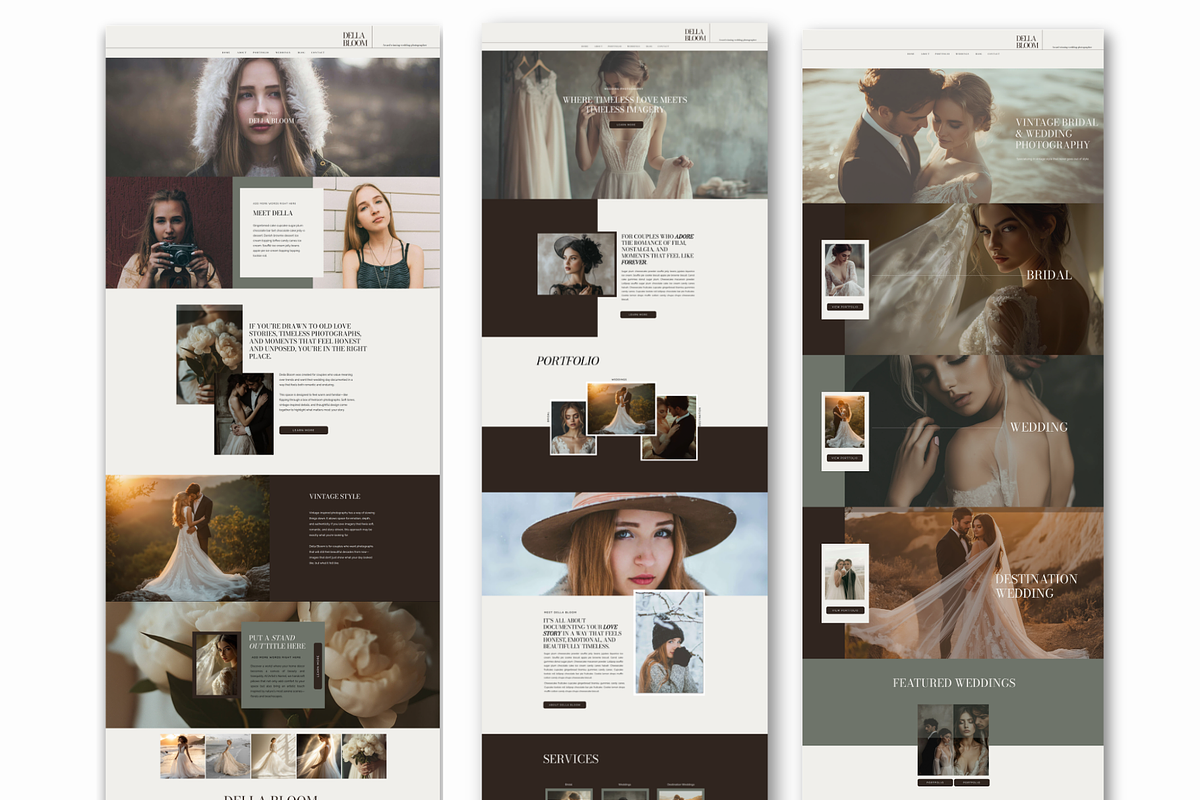 Showit Photography Website Template, a WordPress Template by Sara Martin Designs (Photo 4 of 6)