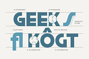 Gristela - Modern Art Deco Font, a Sans Serif Font by Typia Nesia (Thumbnail 7 of 17)