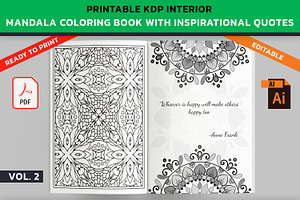 KDP Mandala Coloring Book Vol.2