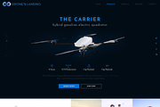 Drone Landing PSD Template, a Landing Page Template by PSDFY (Thumbnail 2 of 3)