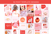 Bright Retro Instagram Posts, a Social Media Template by Macarons and Mimosas (Thumbnail 2 of 10)