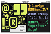 GC Bigno – Condensed Inktrap, a Sans Serif Font by Glyphonic (Thumbnail 7 of 15)