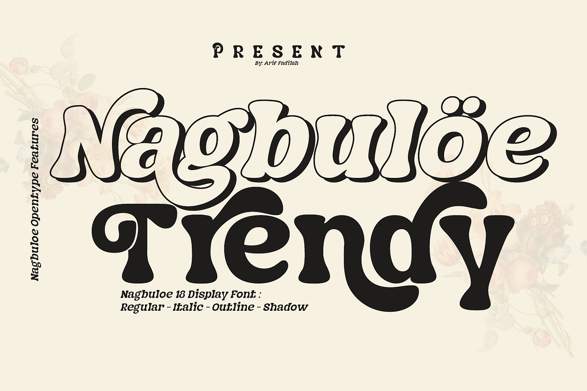 Nagbuloe | Display Font, a Serif Font by LuhopCreative (Photo 1 of 13)