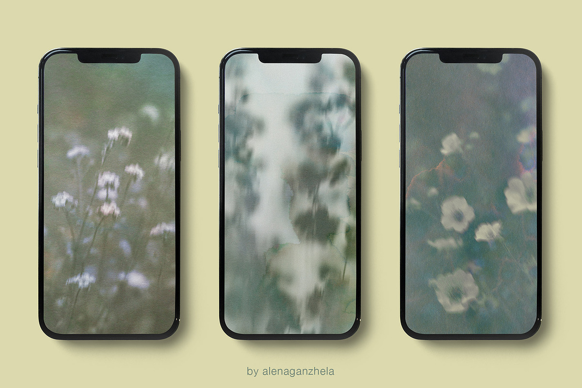 Faded Flora: watercolor botanicals, a Background Graphic by alenaganzhela (Photo 4 of 7)