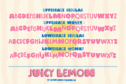 Juicy Lemon - Quirky Wonky Font, a Handwritten Font by shineink.designlab (Thumbnail 15 of 16)