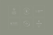 Botanical Logo kit, a Branding & Logo Template by Davide Bassu (Thumbnail 6 of 13)