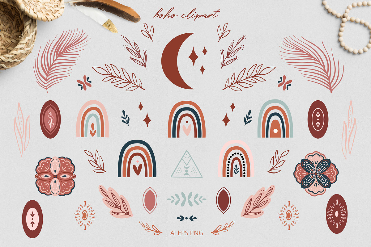 Bohemian pattern collection, a Pattern Graphic by Cozy pattern shop (Photo 4 of 7)