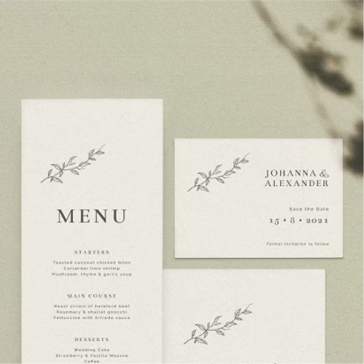 Wedding Invitation Suites & Templates