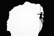 Mountain Climber Silhouette Set, an Illustration by Amazin_art (Thumbnail 15 of 21)