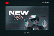 Glitch YouTube Thumbnails, a Social Media Template by Andrew Skoch Design (Thumbnail 3 of 7)