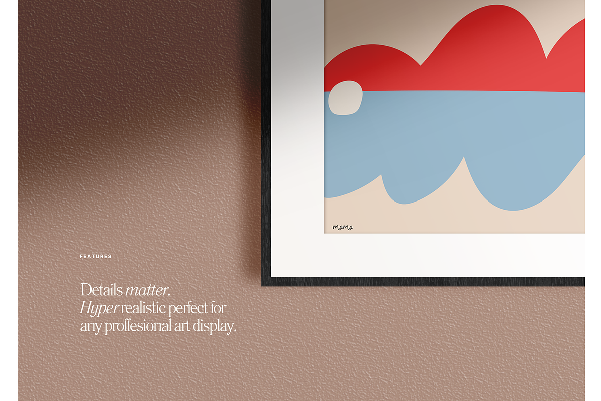 2:3 Ratio Black Wood Frame Mockup, a Household Mockup by momomockps (Photo 4 of 14)