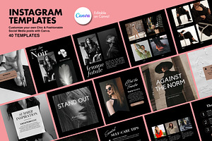 Chic Canva Instagram Templates