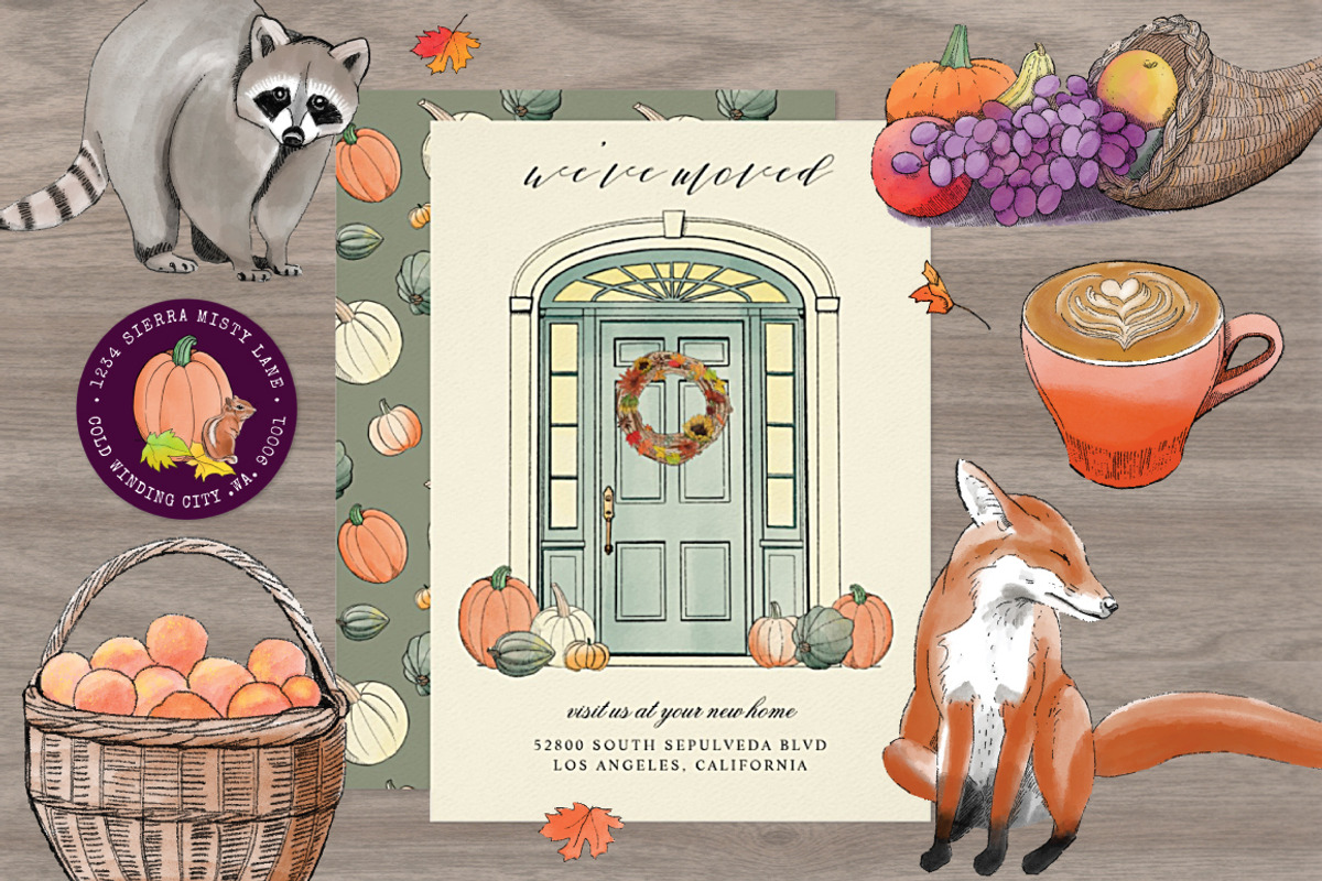 Welcome Fall Digital Illustrations, a Seasonal Illustration by becky nimoy (Photo 2 of 6)
