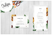 Tulipa - Botanical Wedding Suite, an Invitation Template by Europe.graphics (Thumbnail 4 of 6)