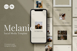 Melanie Social Media Templates