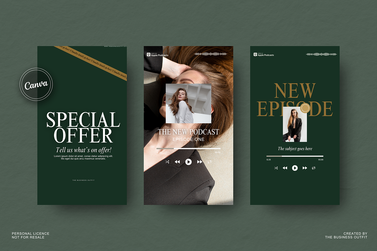 Canva Instagram Stories/Reels Luxe, a Social Media Template by thebusinessoutfit (Photo 6 of 9)
