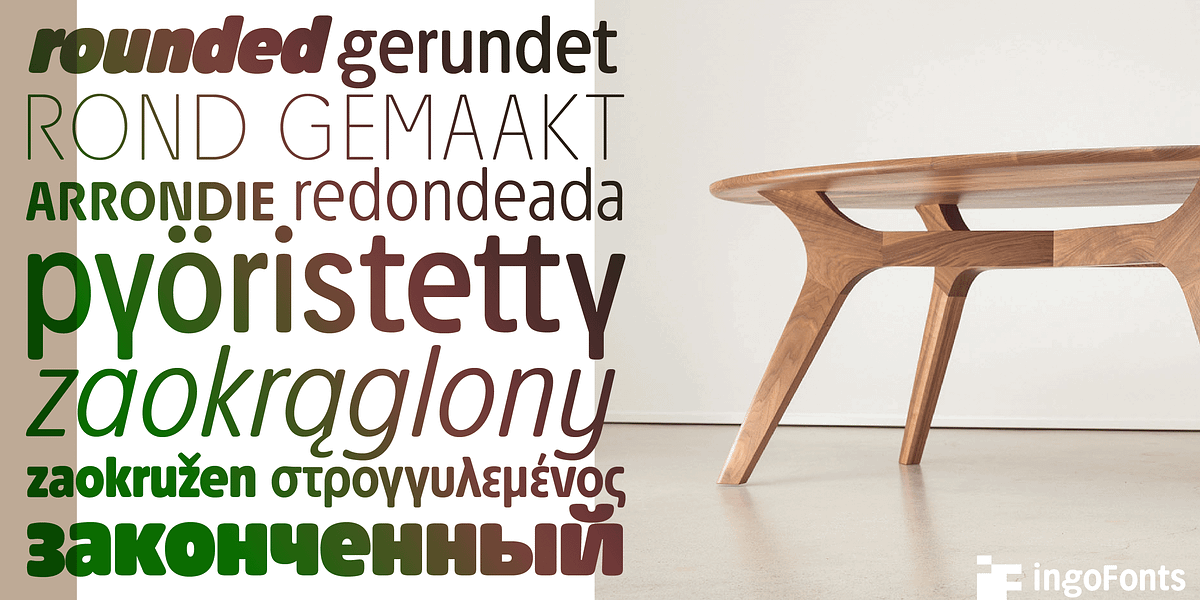 Josefa Rounded Pro, a Sans Serif Font by ingoFonts (Photo 6 of 10)