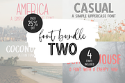 FONT BUNDLE TWO | 4 handmade fonts, a Sans Serif Font by Design av MAD (Thumbnail 1 of 5)