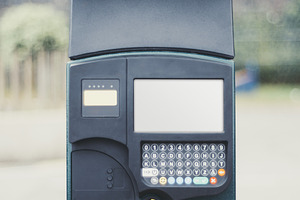 Solar parking meter with keypad, a Technology Photo by SkyNext