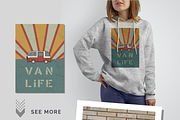Van Life Adventure Retro Posters, a Decorative Illustration by lokfrid (Thumbnail 4 of 8)