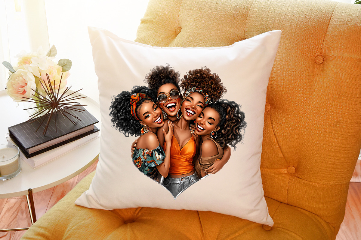 Black Girl Clipart Bundle, an Illustration by Sublimation Artist (Photo 6 of 6)