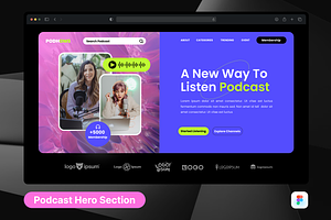 Podhoms - Podcast Hero Header, a Templates & Theme by SquidPixey