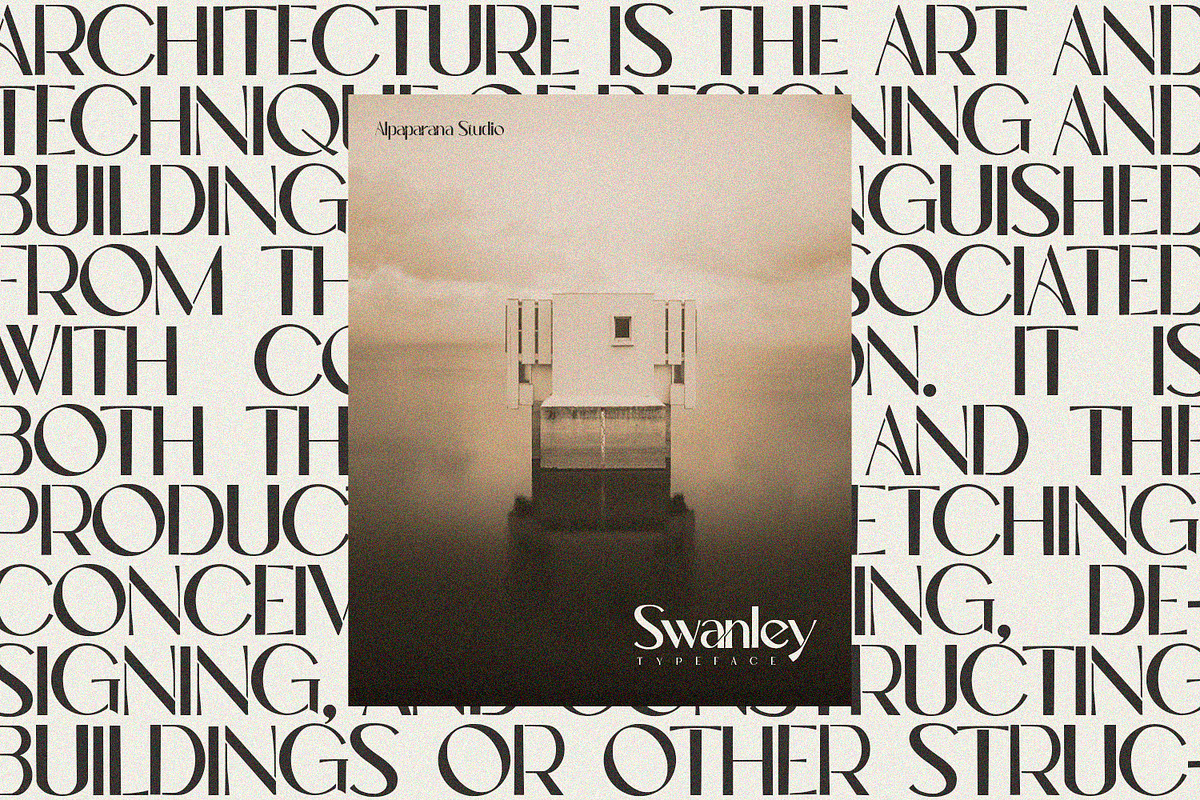 Swanley - Sans Serif Font, a Sans Serif Font by Alpaprana (Photo 4 of 12)